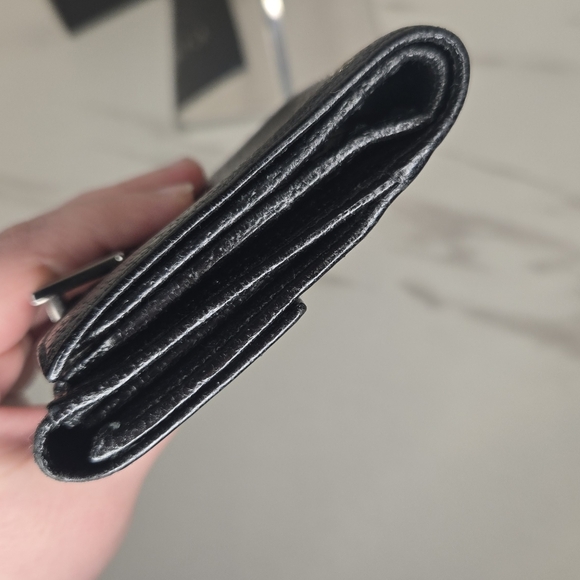 Gucci Vintage Tom Ford Black Leather G Compact Wallet with Box - Picture 6 of 12